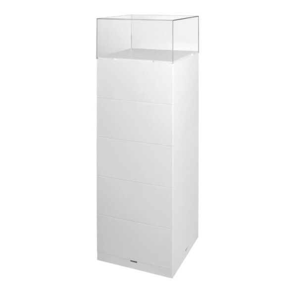 EasyCubes-Set mit H20cm Vitrine, Weiß (80.1051.11)