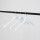 LOTUS Kleiderbügel weiss, L44cm, Haken vernickelt, HTAS44_WH_N