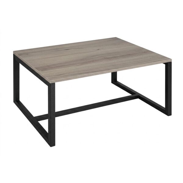 Laden-Tisch 110x90xH47 cm mit Holzplatte Ulme, 25.381