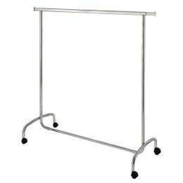 Kleiderständer 02000C auf Kunststoff-Rollen, H155cm,...