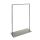 INDUSTRY Kleiderständer mit Boden 08605Y, 101x40xH149 cm, matt transparent finish