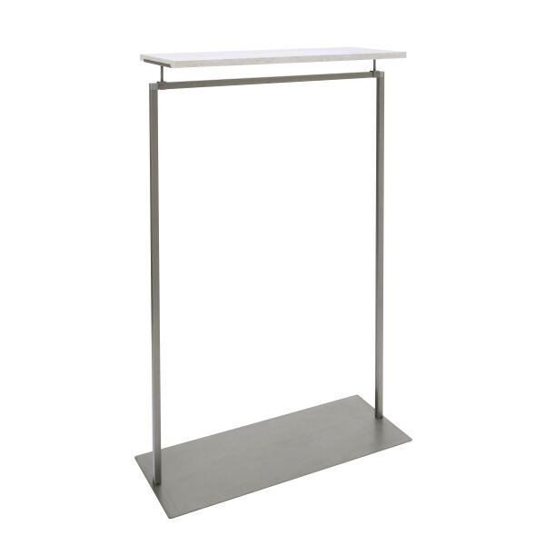 INDUSTRY Kleiderständer mit Boden 08605Y inkl. Regalbrett, 101x40xH149 cm, matt transparent finish