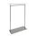 INDUSTRY Kleiderständer mit Boden 08605Y inkl. Regalbrett, 101x40xH149 cm, matt transparent finish