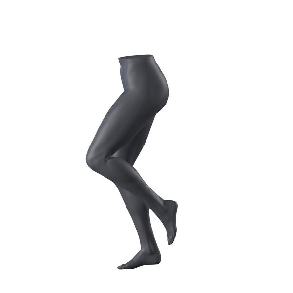 Top-Sports Damen-Hosenformer FL197 in Laufpose, Graphitgrau inkl. Standplatte und Wadendorn