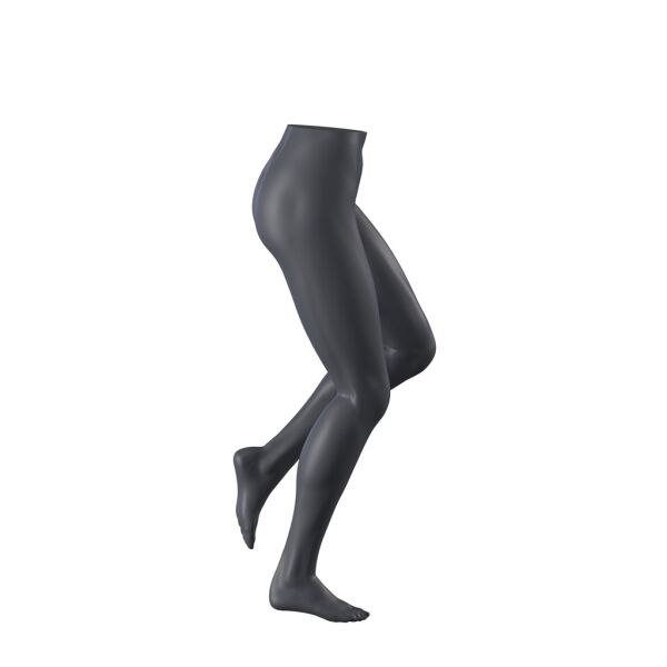 Top-Sports Damen-Hosenformer FL197 in Laufpose, Graphitgrau inkl. Standplatte und Wadendorn