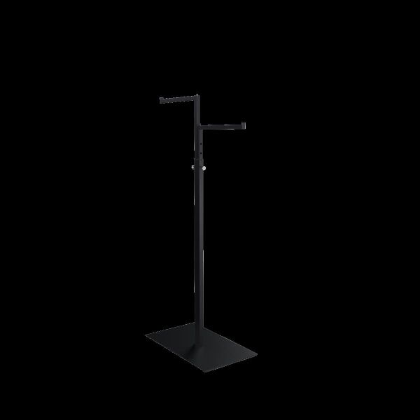 SMART Kleiderständer 2ARM01_BL, 2-Arm Display 110-175 cm, Schwarz