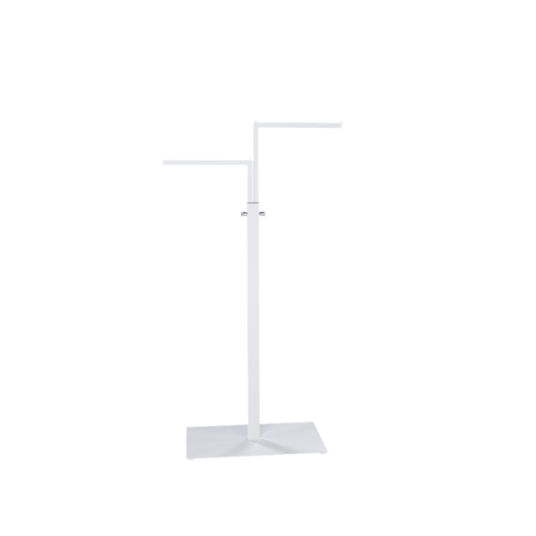 SMART Kleiderständer 2ARM01_WH, 2-Arm Display 110-175 cm, Weiß