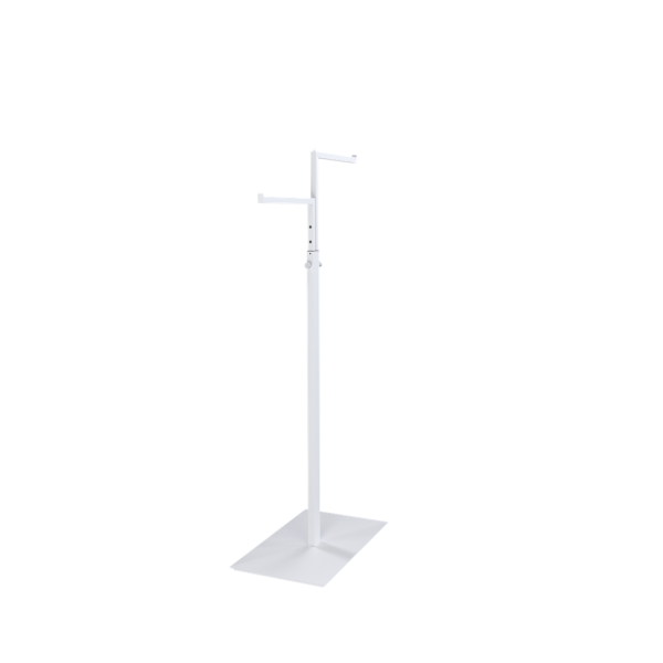 SMART Kleiderständer 2ARM01_WH, 2-Arm Display 110-175 cm, Weiß