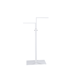 SMART Kleiderständer 2ARM01_WH, 2-Arm Display 110-175 cm, Weiß