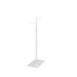 SMART Kleiderständer 2ARM01_WH, 2-Arm Display 110-175 cm, Weiß