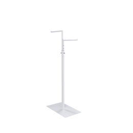 SMART Kleiderständer 2ARM01_WH, 2-Arm Display 110-175 cm, Weiß