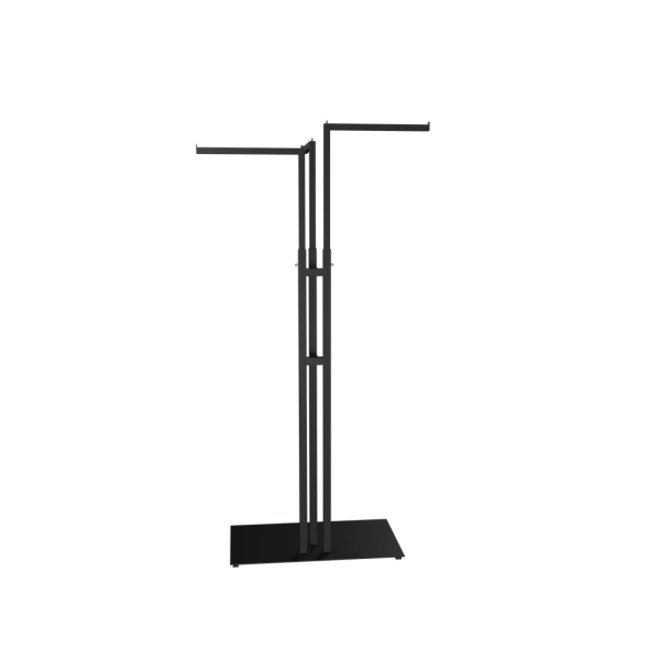 SMART Kleiderständer 3ARM01_BL, 3-Arm Display 110-175 cm, Schwarz