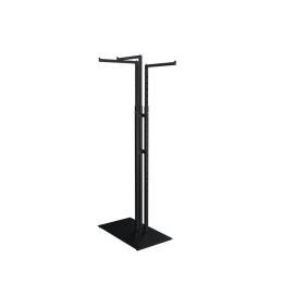 SMART Kleiderständer 3ARM01_BL, 3-Arm Display 110-175 cm, Schwarz
