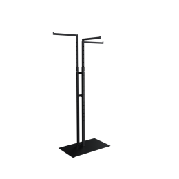SMART Kleiderständer 3ARM01_BL, 3-Arm Display 110-175 cm, Schwarz