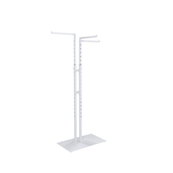 SMART Kleiderständer 3ARM01_WH, 3-Arm Display 110-175 cm, Weiß