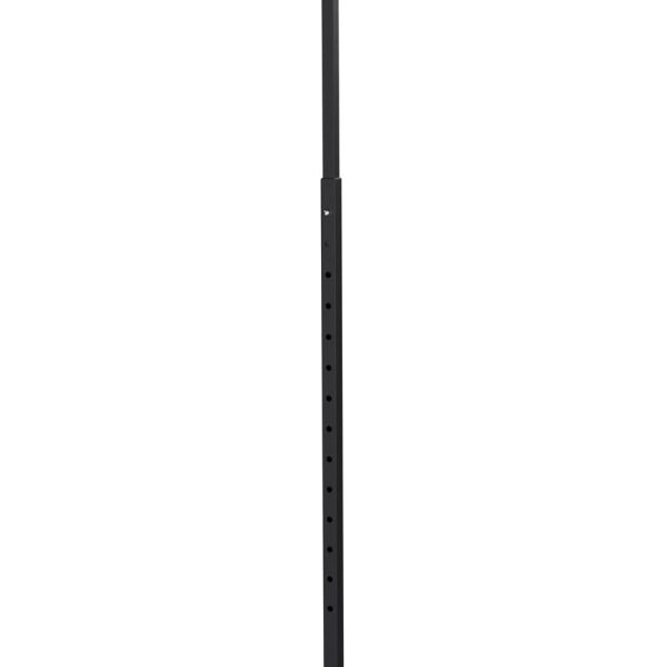 SMART Kleiderständer LSTAND-ADJ_BL, L-Ständer verstellbar, H 110-175cm, Schwarz