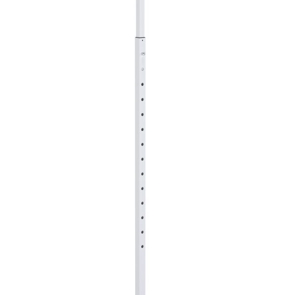 SMART Kleiderständer LSTAND-ADJ_BS, L-Ständer verstellbar, H 110-175cm, Edelstahl