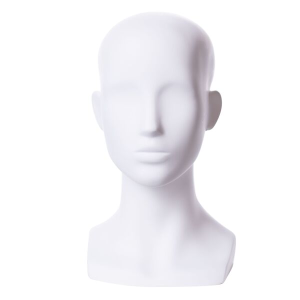 FASHION Damenkopf semiabstrakt weiss LT37