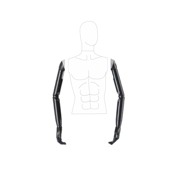 MAGIC Damen-Flexarme K50F-BK mit Schulteransatz, Schwarz