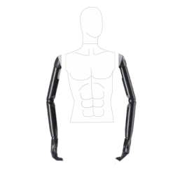 MAGIC Herren-Flexarme K51M-BK mit Schulteransatz, Schwarz
