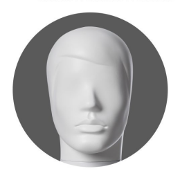 MAGIC male head 02M white