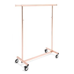 ROSEGOLD Kleiderständer mit Rollen Ø 8 cm...