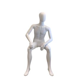 MAGIC male sitting ABS-mannequin M12, white