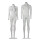 PACKSHOT female slim fit mannequin FS01 light grey