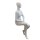 MAGIC Damenfigur Pos. F30 sitzend weiss