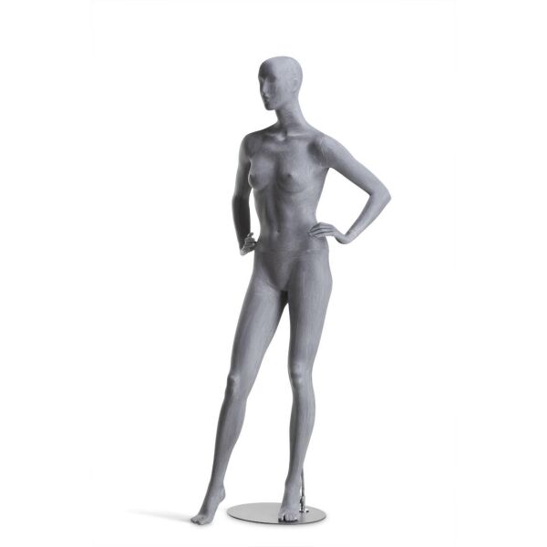 RAW Premium Damenfigur Lin inkl. Metallbodenplatte mit Wadendorn, Pos. 101003