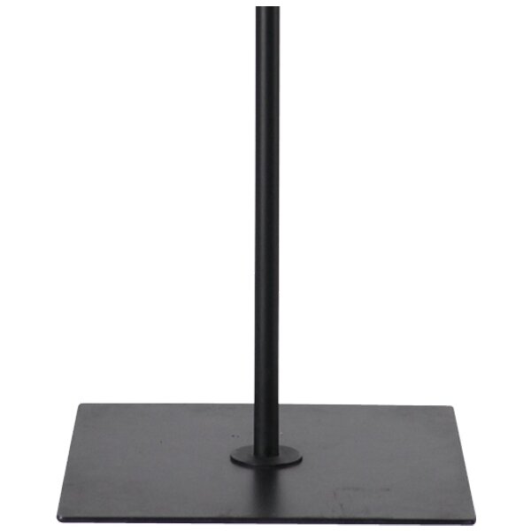 MAGIC Metall-Standfuß B2 zentral, Tischständer H50cm, Bodenplatte 30x21,5cm, schwarz