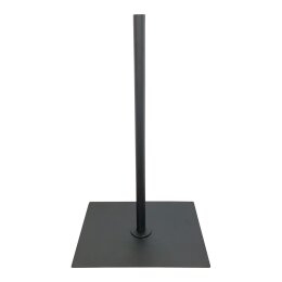 MAGIC Metall-Standfuß B2 zentral, Tischständer H50cm, Bodenplatte 30x21,5cm, schwarz
