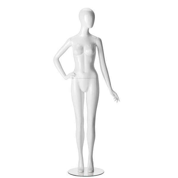 RINGO abstrakte Damenfigur mit Glasplatte Pos. 1