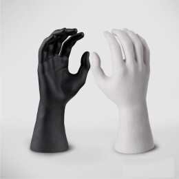 BASIC male display-hand D16 black, right