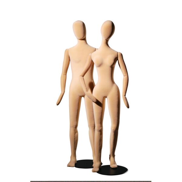 SLIM LINE Herrenfigur vollbeweglich grau beflockt, 102027