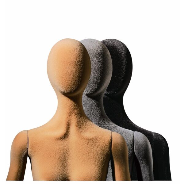 SLIM LINE Herrenfigur vollbeweglich grau beflockt, 102027