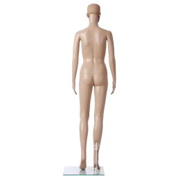 BASIC Damenfigur RAMONA hautfarbig mit Gesicht F2FIR inkl. Glasbodenplatte mit Wadendorn