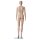 BASIC Damenfigur RAMONA hautfarbig mit Gesicht F2FIR inkl. Glasbodenplatte mit Wadendorn