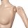 BASIC Damenfigur RAMONA hautfarbig mit Gesicht F2FIR inkl. Glasbodenplatte mit Wadendorn