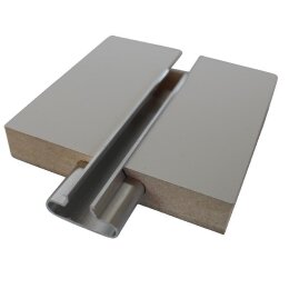 ALU-PROFIL für Lamellensysteme, aluminium-grau