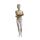 MAGIC female ABS-mannequin F37, fabric cover, articulated arms and white legs, incl. base and calf-spike