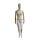 MAGIC female ABS-mannequin F37, fabric cover, articulated arms and white legs, incl. base and calf-spike