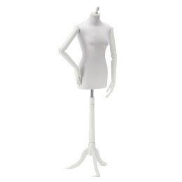 COUTURE Damenbüste mit Gelenkarmen und Standfuß