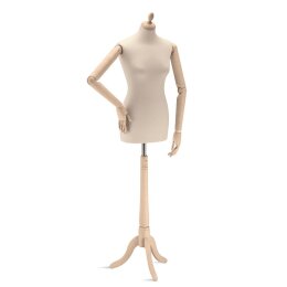 PRESTIGE Damenbüste mit Gelenkarmen und Standfuß