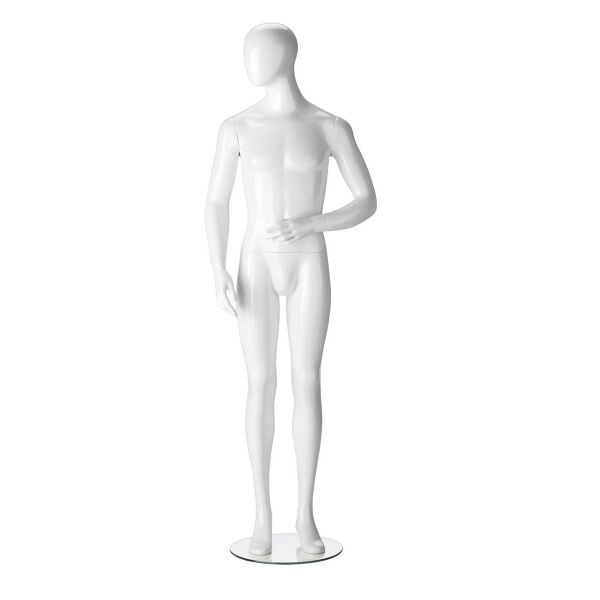 RINGO abstrakte Herrenfigur mit Glasplatte Pos. 1